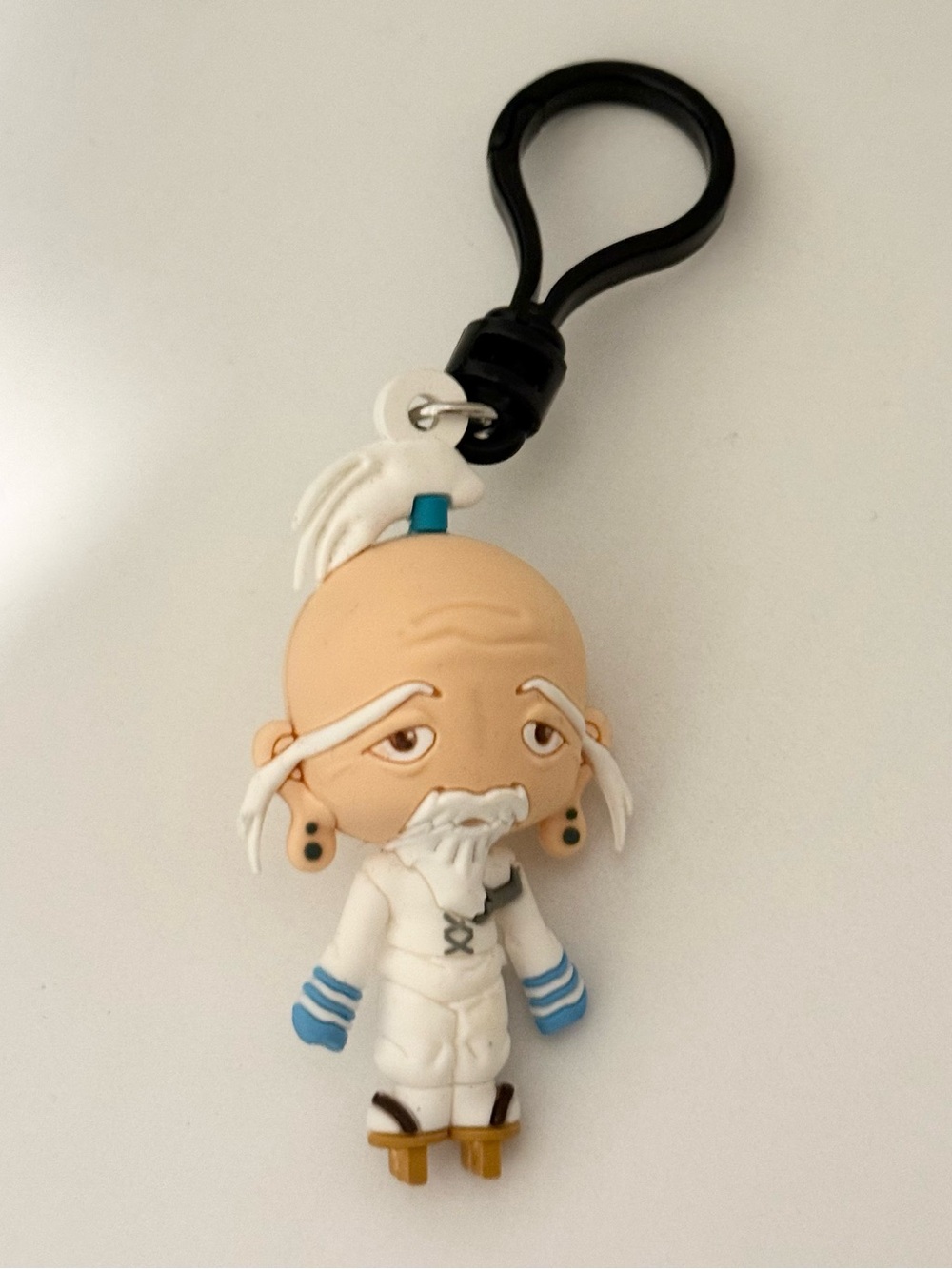 Anime official collectible hunter x hunter rubber keychain isaac netero